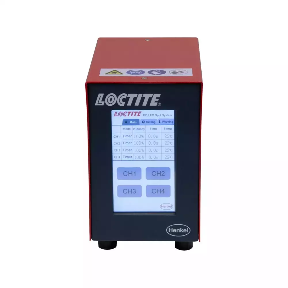 LOCTITE LED Spot Curing Quad Controller UV Vis Operating Type Specialities, Equipment Technology For UV And Visible Light Cure Adhesives, EQ CL40