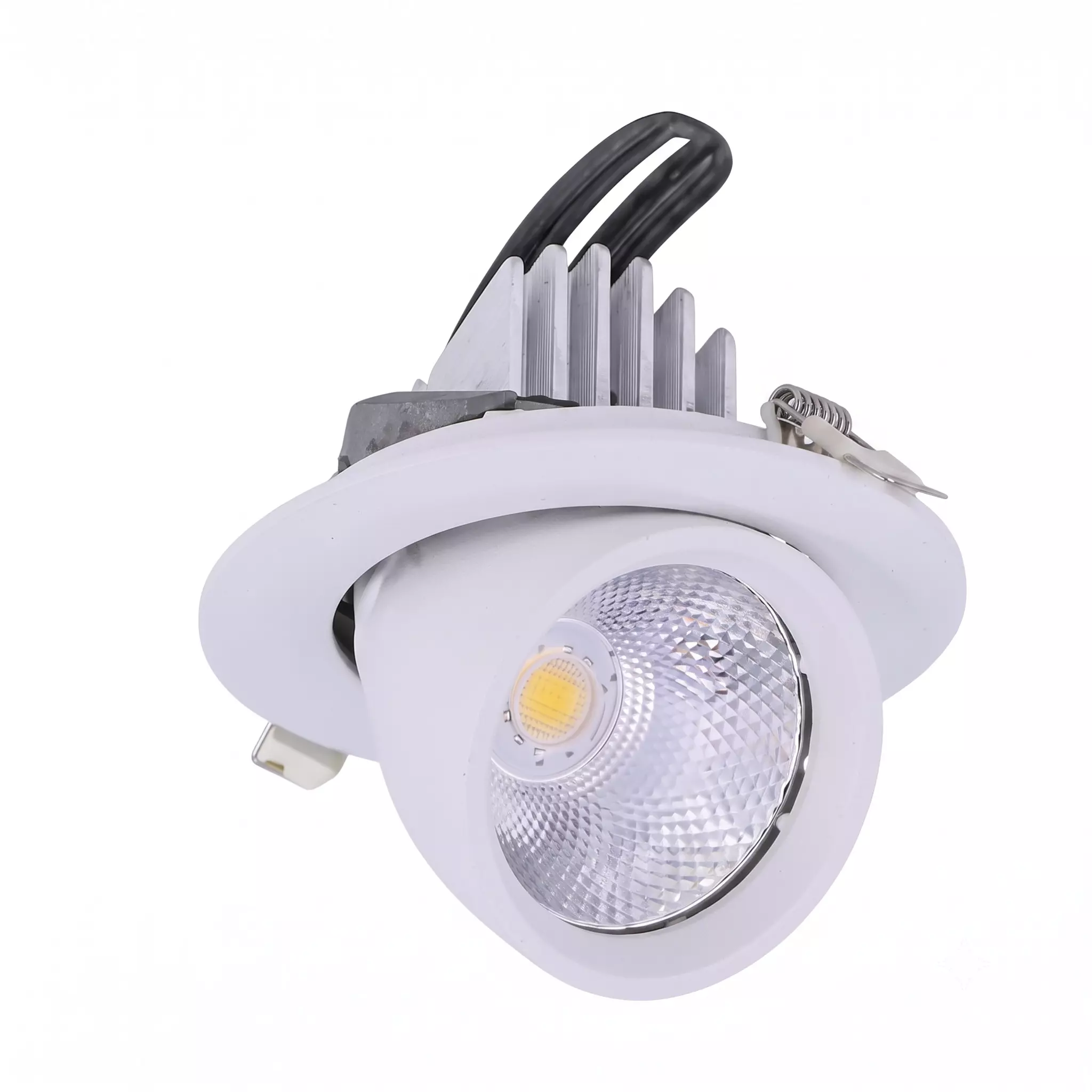 Lumistar Round Spot Light Zoom Series 145 mm Cut Out 50 W Matt White, LM-310-50W