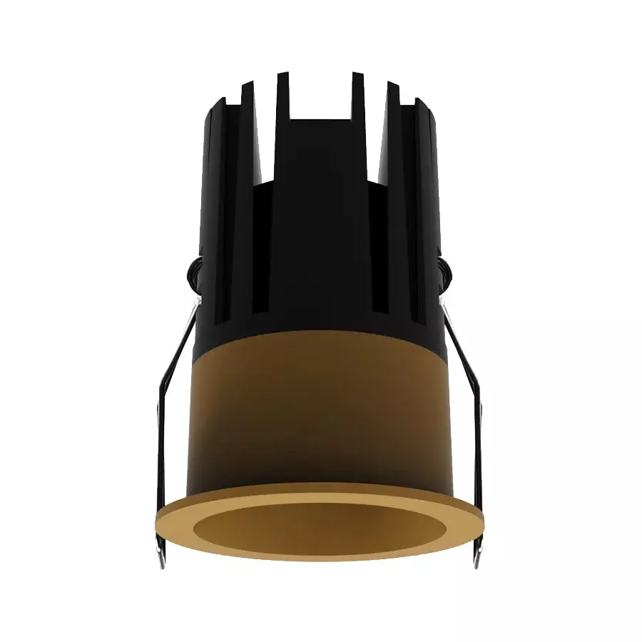 ALT Quad Round Mini Spot Light Gold Body Color 10 W White Light Color, ALT0820