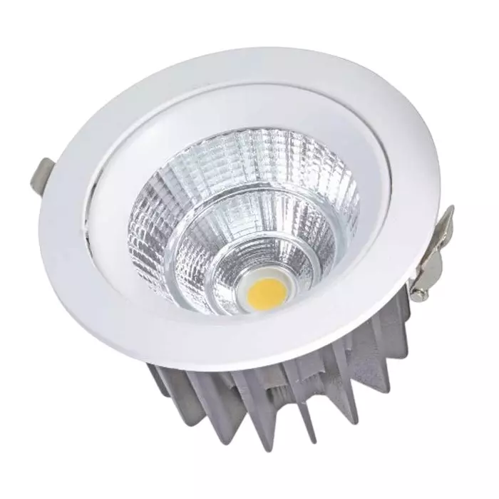 Lumistar BLAZE Movable Cob Spot Light 50 W 60° Beam Angle 160x160x100 mm Matt White Finish, LM-212-50W