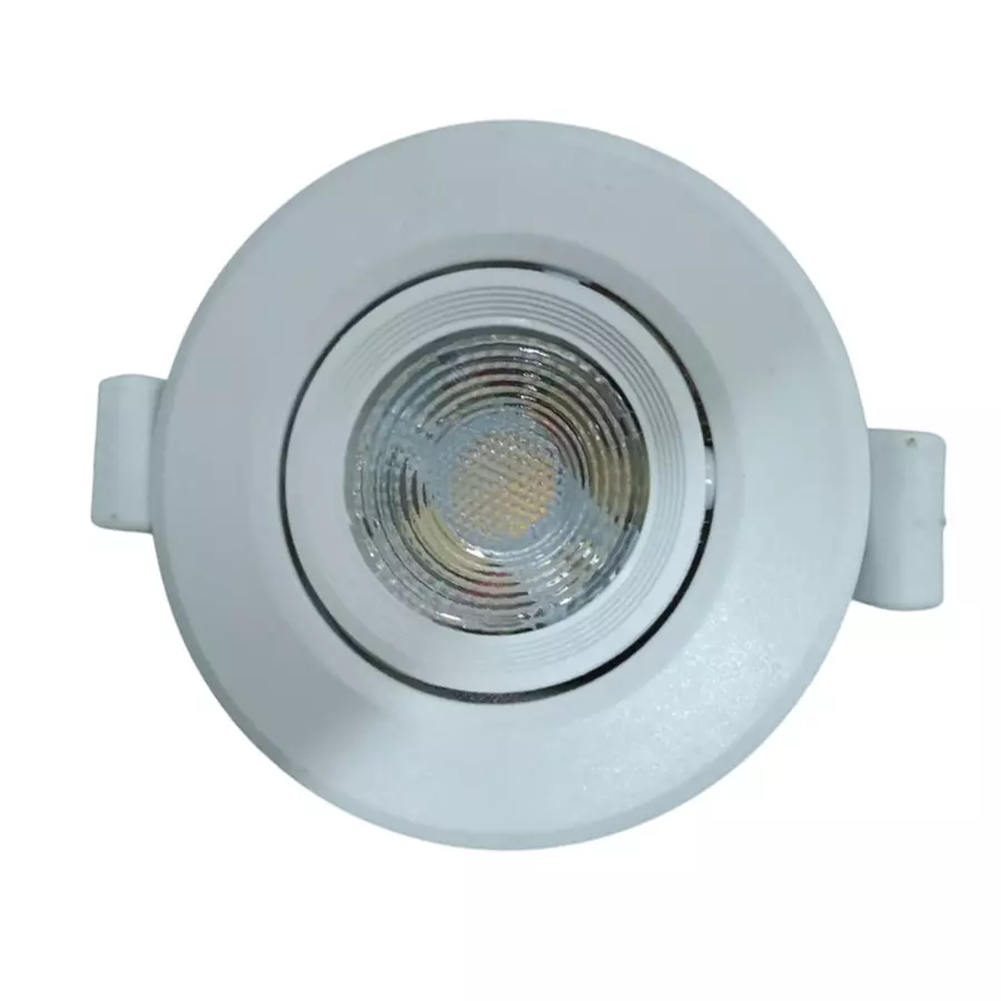 Electro Power 6 W LED Spot Light (PVC) Round Warm White 3000K, EP-SP-PV-06