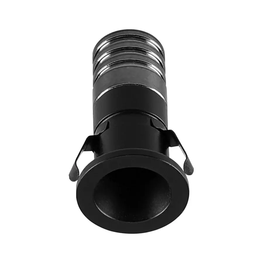 ALT Grid Mini Spot Light Matte Black Body Color 1 W Warm White Light Color, ALT0208