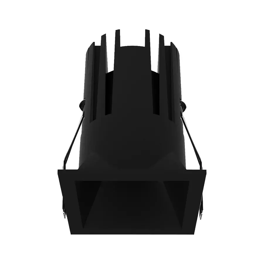 ALT Quad Square Mini Spot Light Black Body Color 10 W Warm White Light Color, ALT0821