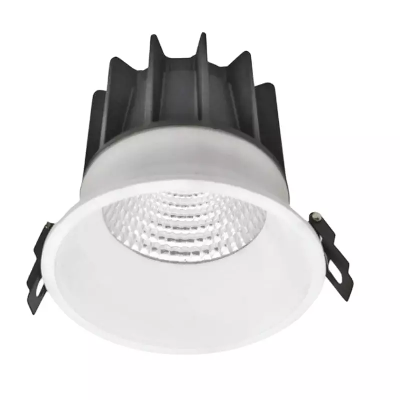 Lumistar DELTA Deep Cob Spot Light 50 W 60° Beam Angle 140x140x115 mm Matt White Finish, LM-201-50W