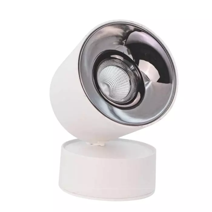 Lumistar CRETA 360° Cob Spot Light Surface Cylinder Movable 7 W 38° Beam Angle PKW+GB Finish, LM-120-7W