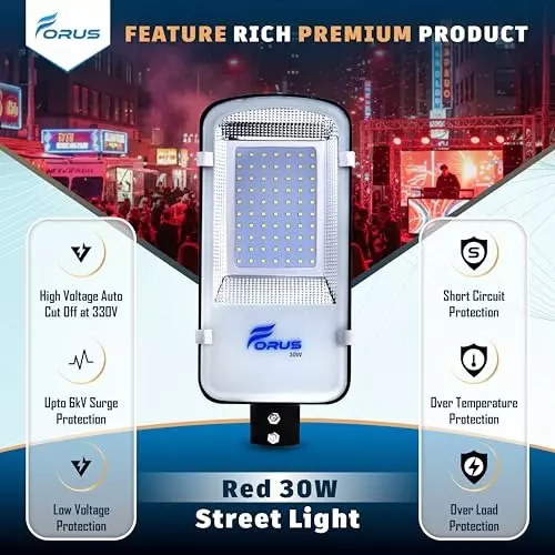 forus-30-w-led-street-light-ip66-red-feon30wslred-1pc