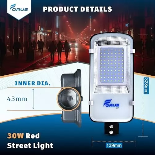 forus-30-w-led-street-light-ip66-red-feon30wslred-1pc