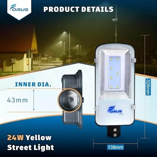 forus-24-w-led-street-light-ip66-yellow-fesl024nayellow-10yw-1pc