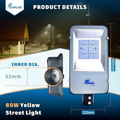 forus-80-w-led-street-light-ip66-yellow-fesl80wayellow-10yw-1pc