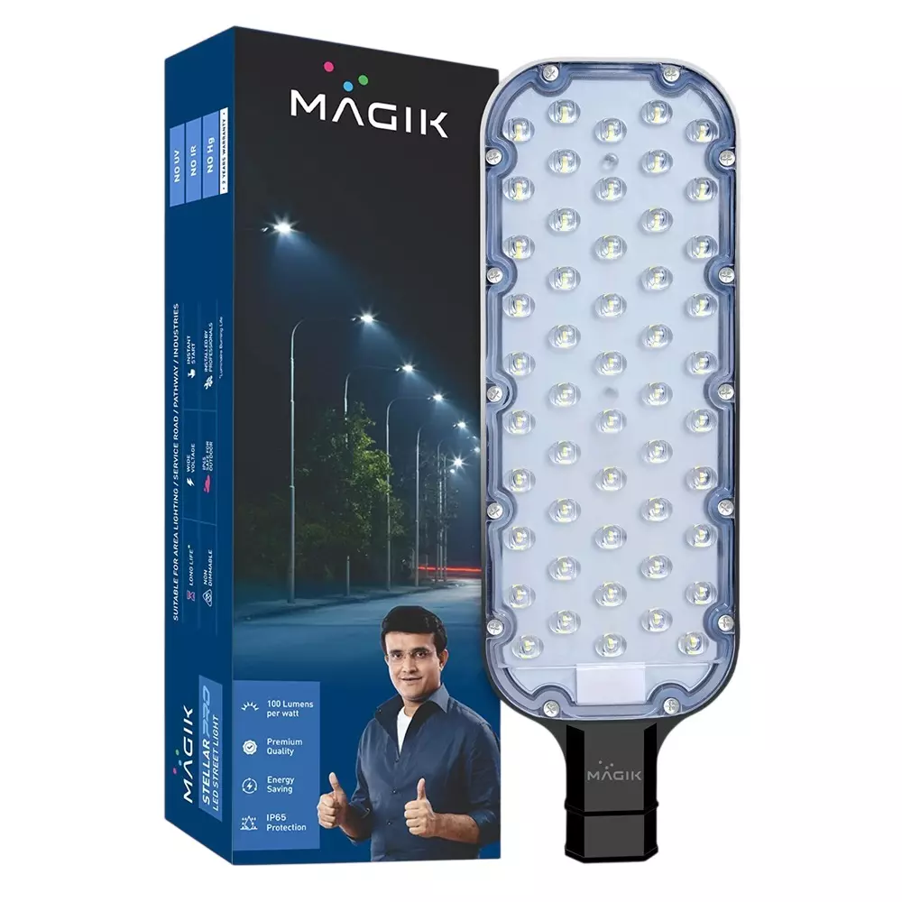 Magik Stellar Pro Street Light 6500 K Color Temperature and Upto 4 kV Surge Protection