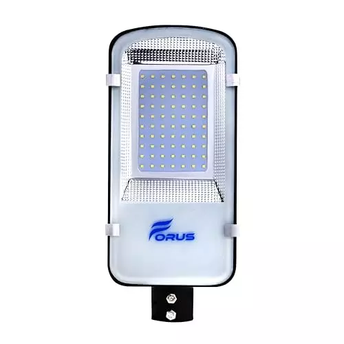 FORUS 20 W Rectangle LED Street Light with Dusk to Dawn Sensor Auto ON/OFF (Day-Night) IP66 White