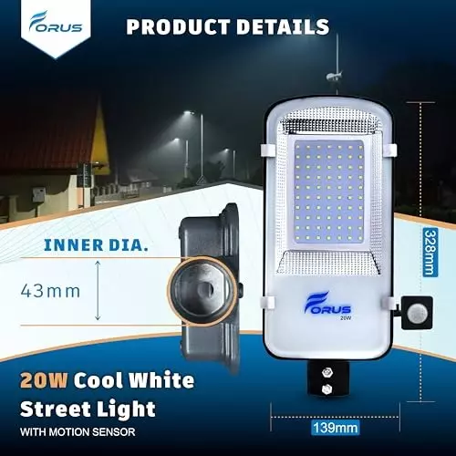 forus-20-w-led-street-light-with-motion-sensor-ip66-cool-white-for-garage-factory-parking-area-fesl020nacw-eco-5yw-1pc-with-sensor