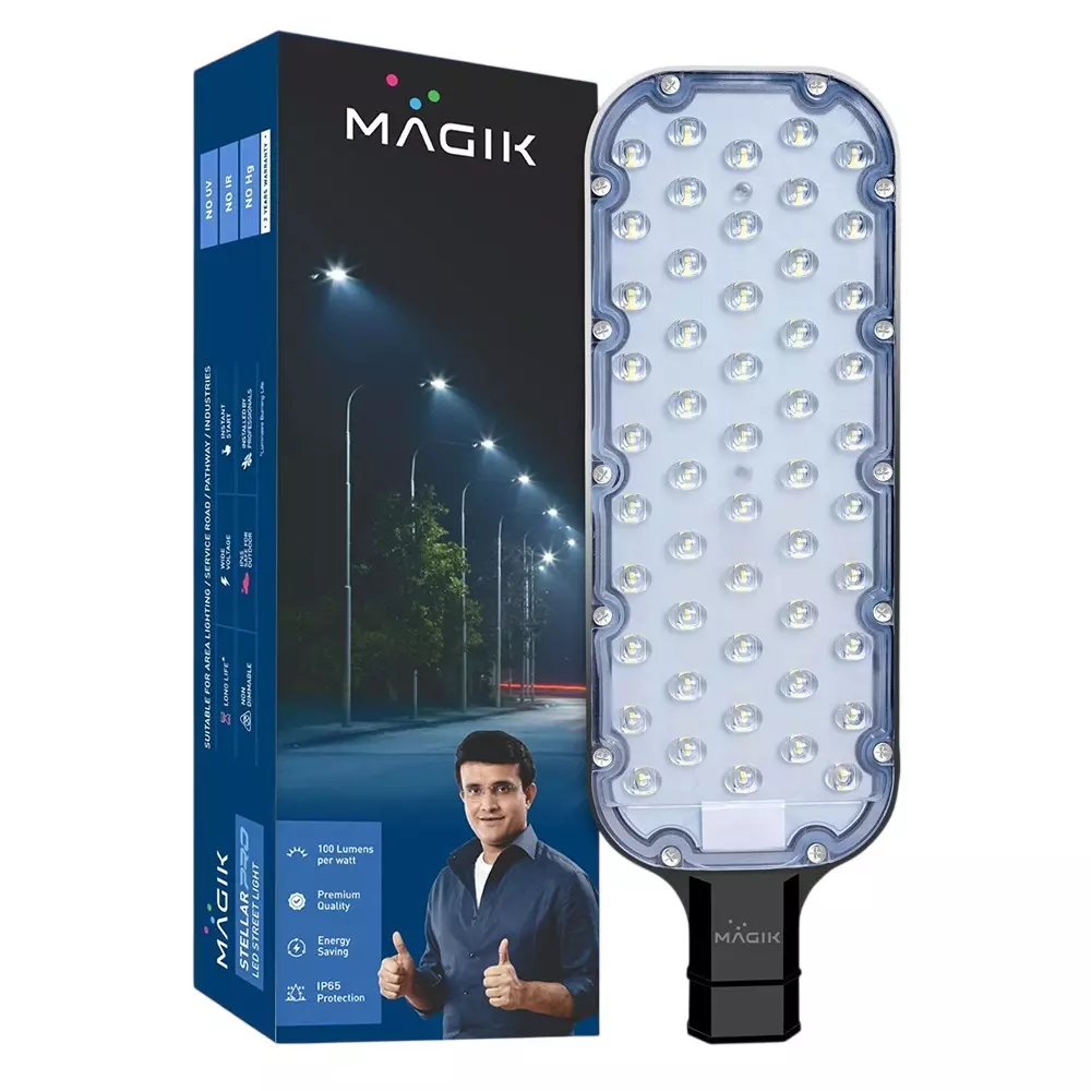 Magik 50 W Stellar Pro Street Light 6500 K Color Temperature and Upto 4 kV Surge Protection, SPSL050C4536