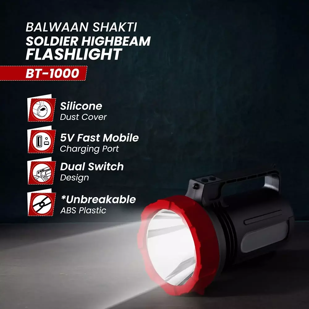 balwaan-shakti-soldier-highbeam-flashlight-li-ion-6000-mah-battery-and-fast-c-type-charging-bt-1000