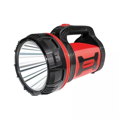 Eveready Commander Commander Torch With SLA Battery Ergonomic Handle ABS 4 W Power Black & Red for Home & Office, DL 98