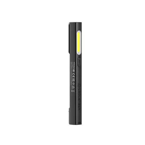 LED LENSER Work Light Black Color 220 lm Maximum Luminous Flux and IP54 Protection Rating, W2R Work