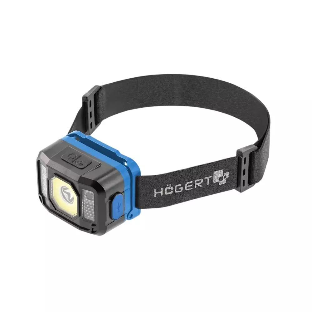 Hogert Technik 5 W LED Headlamp With Motion Sensor 3.7 V and 6 Operating Modes