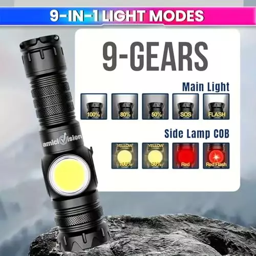 amicivision-tactical-flashlight-with-cob-side-light-5000mah-power-bank-usb-c-magnetic-tail-9-modes-1xflashlight-cob