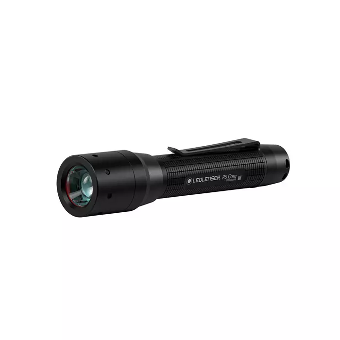 LED LENSER Flash Light Black Color 15 lm Maximum Luminous Flux and 30 m Beam Distance, P5 Core