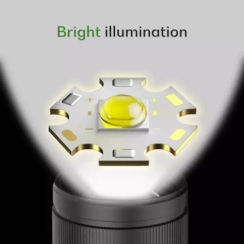 IBELL Luminex850 Rechargeable Torch Light Type C Charging 3 Light Mode Aluminium Grey