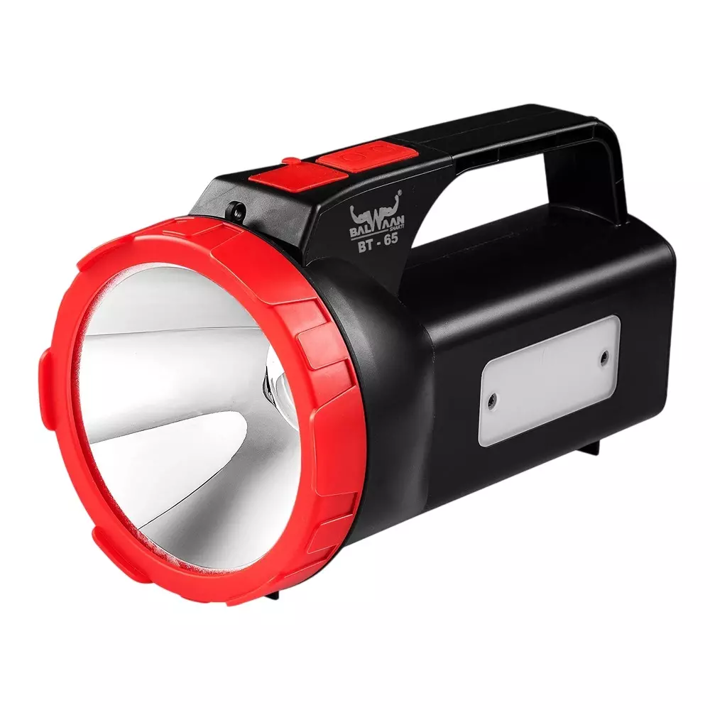 Balwaan Shakti 2 in 1 Flashlight and Side Light, 3.7 V Li-Ion 4000 mAh Battery and Fast C Type Charging, BT-65