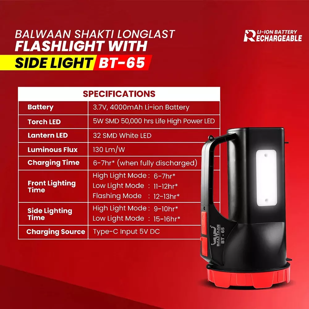 balwaan-shakti-2-in-1-flashlight-and-side-light-37-v-li-ion-4000-mah-battery-and-fast-c-type-charging-bt-65