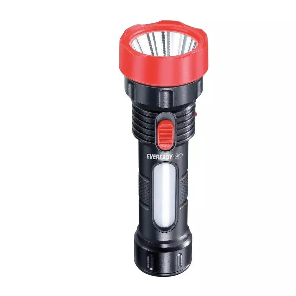 Eveready Stryker Handheld Torch With Li-ion Battery ABS 1 W Power Black for Home & Office, DL 222