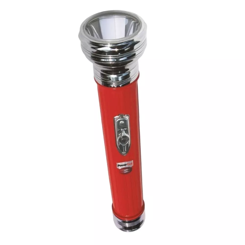 Powercell By Eveready Battery Operated Torch Metal 2 W Power Red for Home & Office, 9922