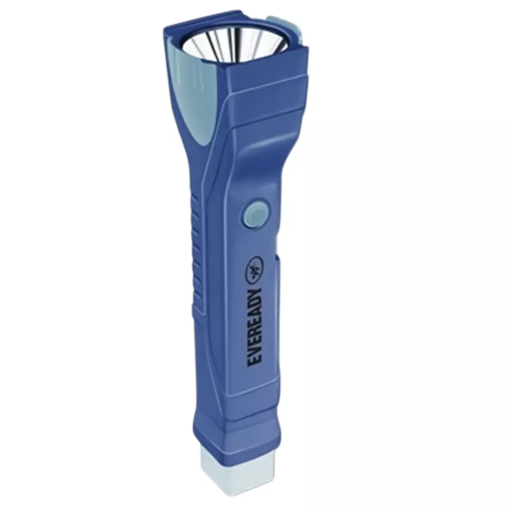 Eveready Trishul Handhel Torch With Battery Long Beam Front Light ABS 2 W Power Blue for Home & Office, DL 141
