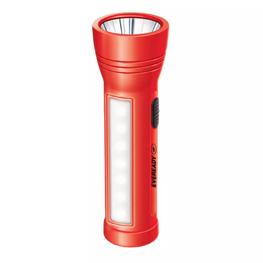 Eveready Bolt Pocket Torch With Li-ion Battery ABS 1 W Power Red for Home & Office, DL 82