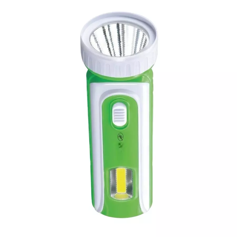 Eveready Sparko Handheld Torch With Li-ion Battery ABS 1 W Power Green for Home & Office, DL 224