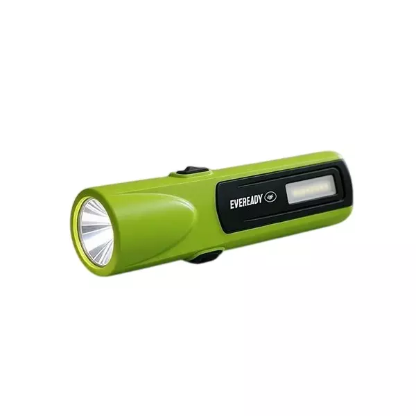 Eveready Hybrid Hybrid Handheld Torch With Li-ion Battery ABS 1 W Power Green for Home & Office, DL 142