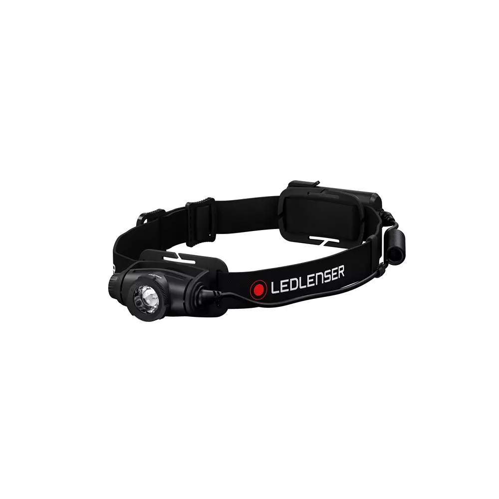 LED LENSER Head Lamp Black Color 350 lm Maximum Luminous Flux and 160 m Beam Distance, H5 Core