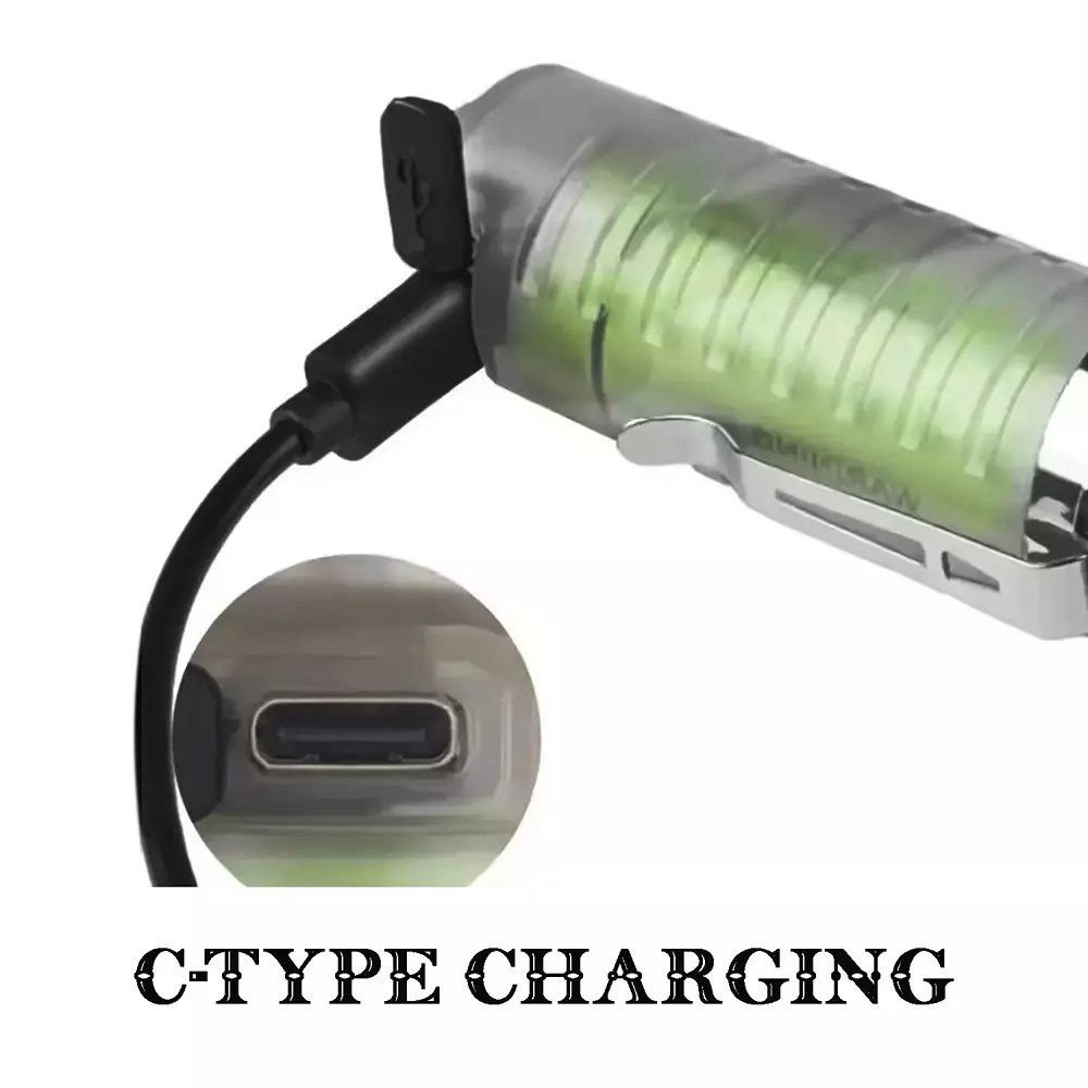 Renmax Multifunction Bright LED Torch 2000 mAh Li-ion Battery 1000 Lumen Waterproof Metal