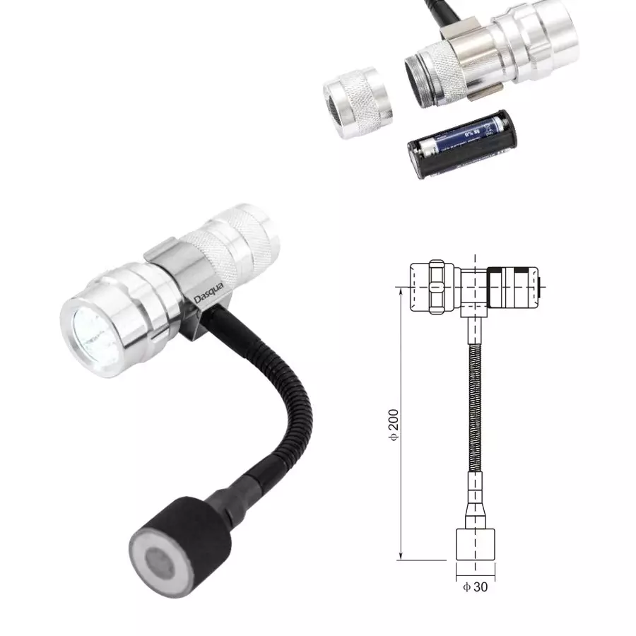 Dasqua Mini Led Light With Magnetic Base 200 mm Length, 7611-0020