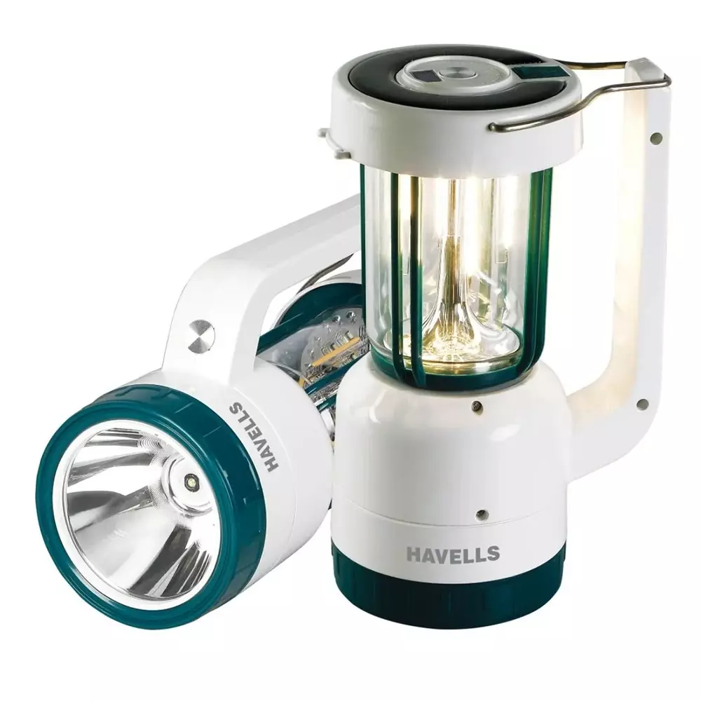 Havells 6 W Beacon Filament Lantern with Rechargeable, 3.7 V and 3600 mAh Battery, LHEXTKPGCN1W006