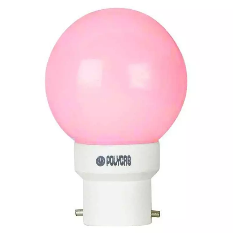 Polycab Aelius Led Plug In Lamp 0.5 W Pink LP010201