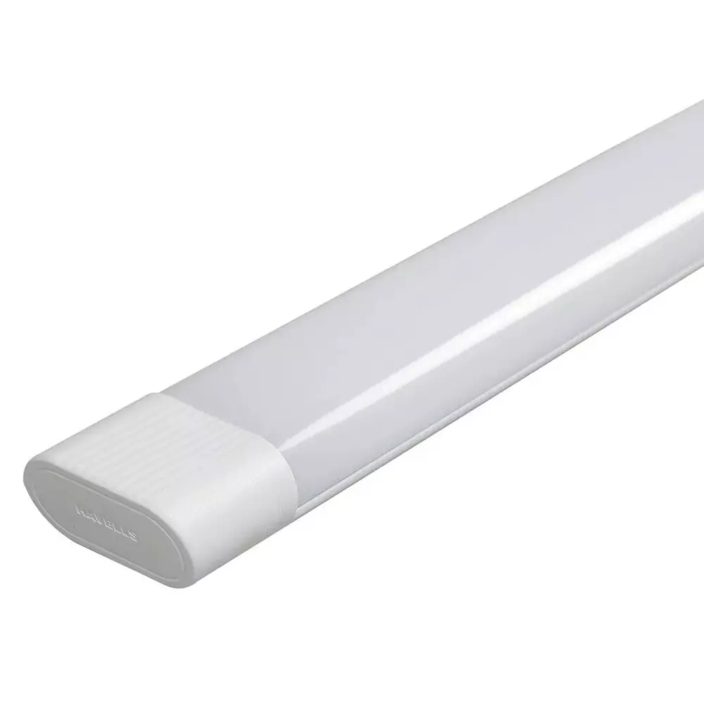 Havells 20 W Elenor Plus LED Broad Batten 100 lm/W Lumens Efficiency and Anti Corrosion Aluminium Extrusion, LHEBFOPNI37W020