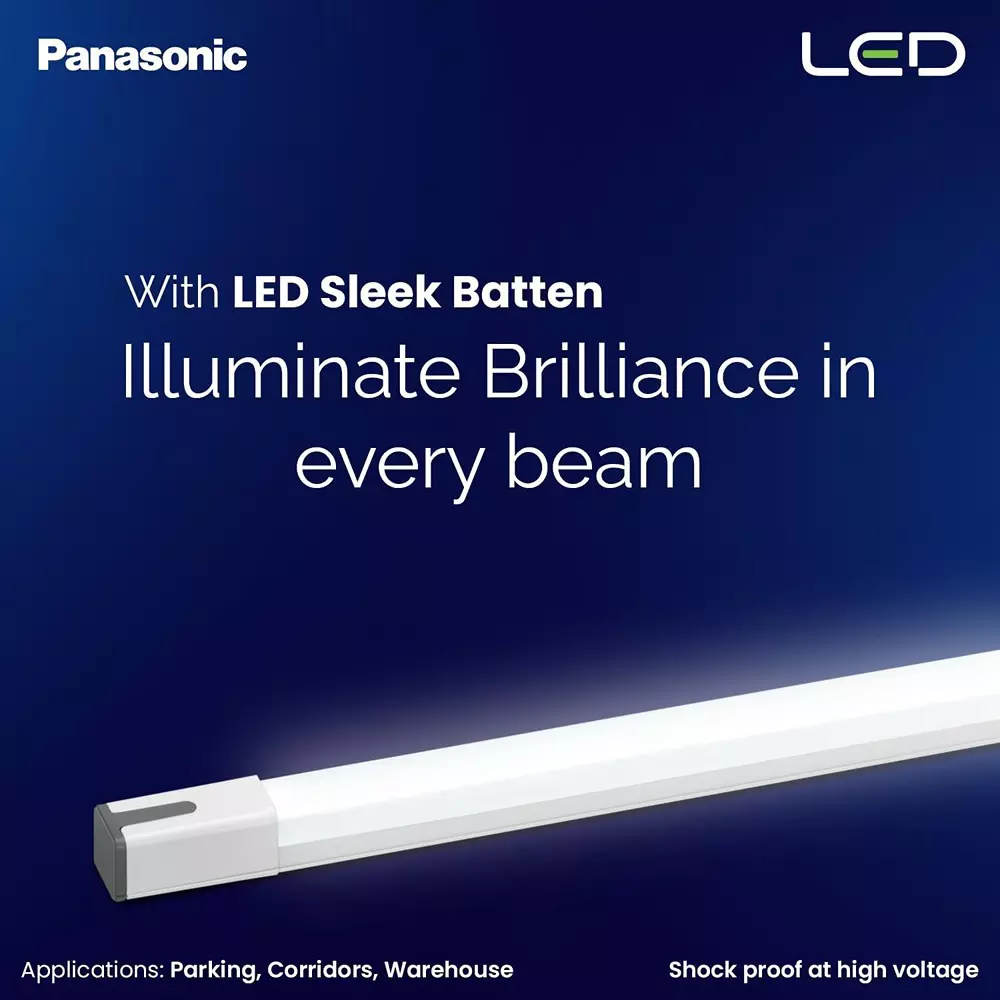 Panasonic Thea Ace Led Batten 20 W Warm White, PBTM24203R1