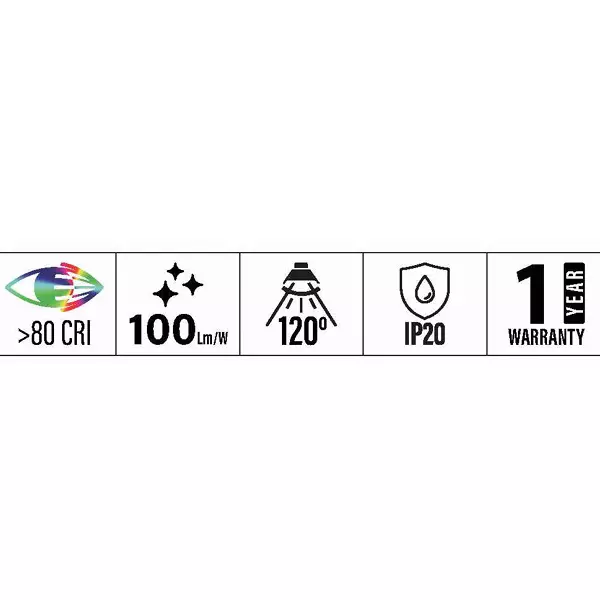 Sturlite SHYNO Batten 50 W Power 5000 lm 1200x36x41 mm Cool White, LG-0423-50W
