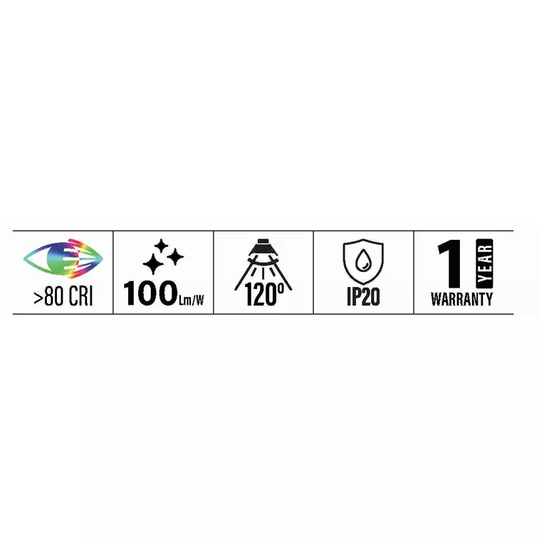 Sturlite LUK Batten 22 W Power 1100x32 mm Green, LG-0171-22W