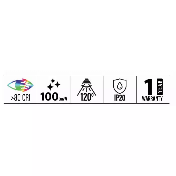 Sturlite SKYNEX Batten 36 W Power 3600 lm 1180x33x40 mm Cool White, LG-0407-36W