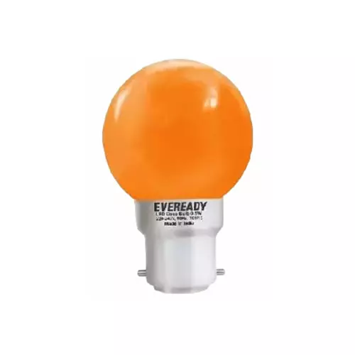 Eveready 0.5W Orange B22 Pin Type Pack of 10 LED Night Bulb