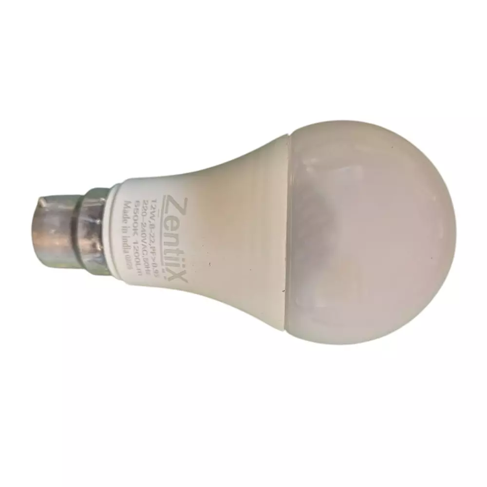 Zentiix 12 W LED Bulb Round Shape Plastic Corded Electric Natural White for Outdoor & Indoor Use