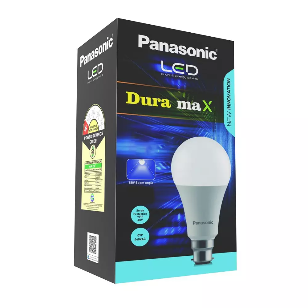 Panasonic Dura Max Led Bulb B22 Ic 18 W Warm White, PBUM36183