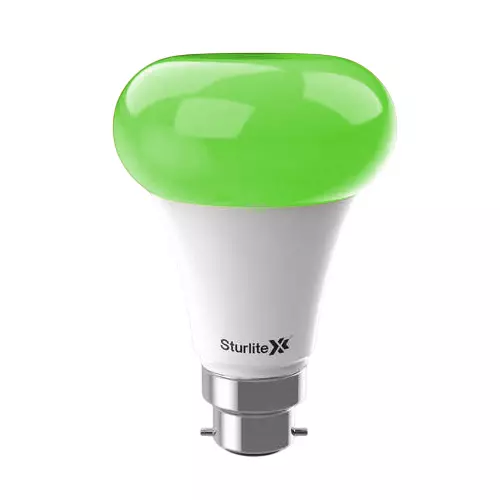 Sturlite SPLASH Decorative Color Bulb 120° Beam Angle 7 W Power Green, LG-0173-7W