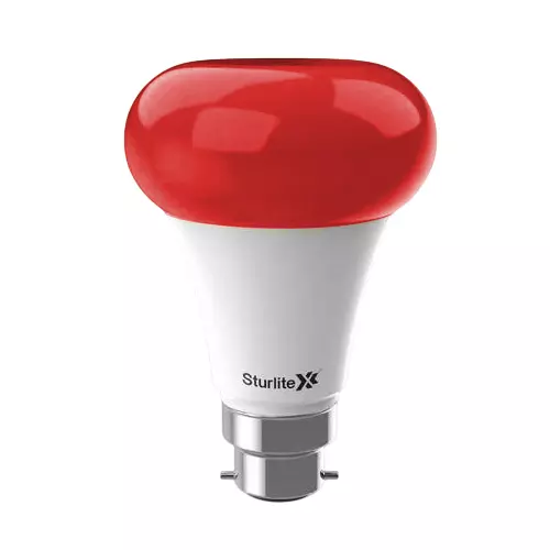 Sturlite SPLASH Decorative Color Bulb 120° Beam Angle 7 W Power Red, LG-0173-7W