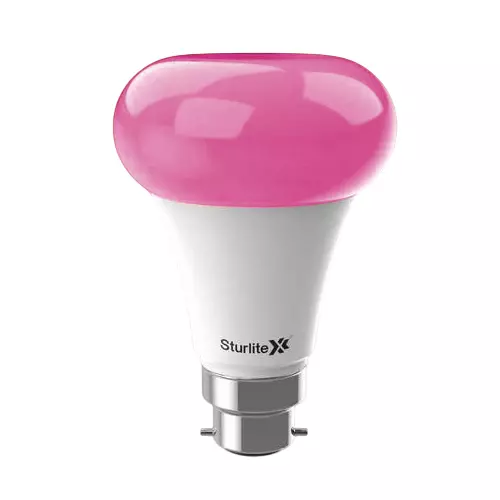 Sturlite SPLASH Decorative Color Bulb 120° Beam Angle 7 W Power Pink, LG-0173-7W