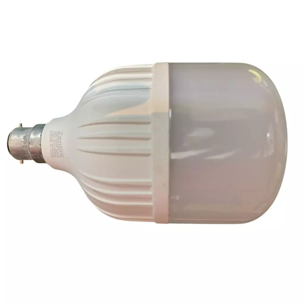 Zentiix 30 W LED Bulb Round Shape Plastic Corded Electric Natural White for Outdoor & Indoor Use