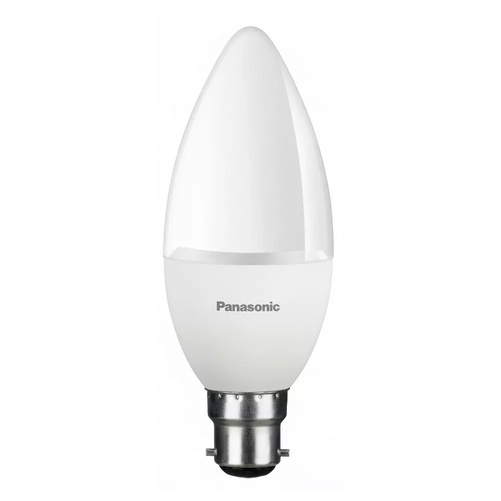 Panasonic Led Candle Lamp Lens B22 4 W Cool White, PBUM44047B22